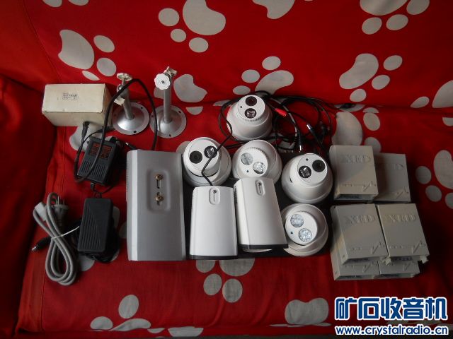 海康8路整套高清监控测试仪器CD创新5.1苹果