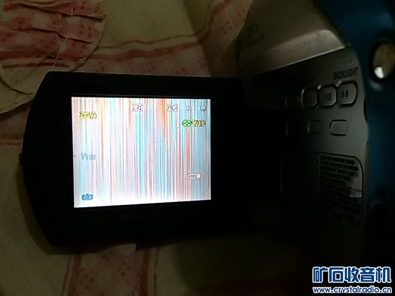 JVC DV摄像机,播放正常,摄像花屏,88包快递 -