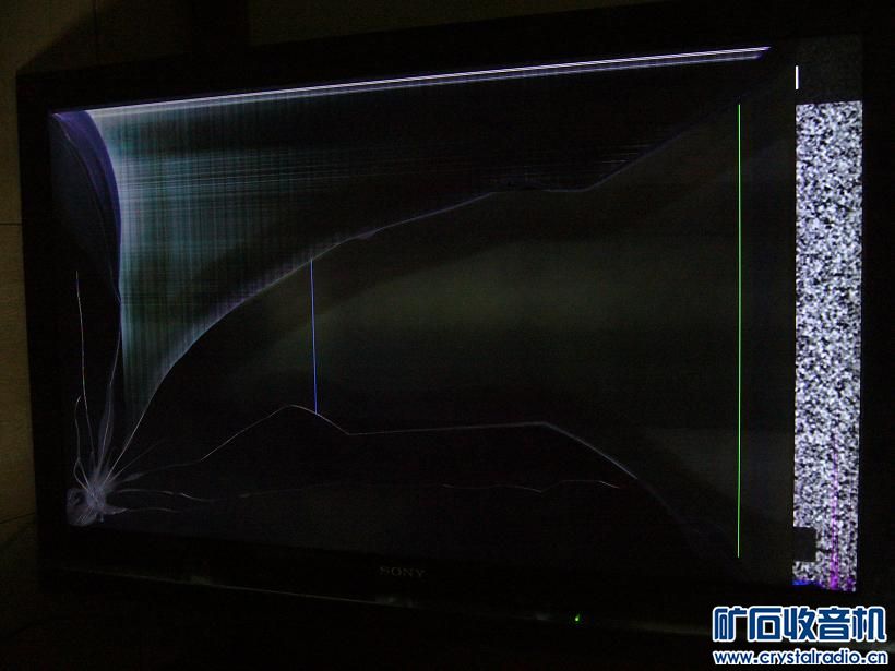 SONY 46寸液晶电视机,屏爆了,其他完好,板,SO