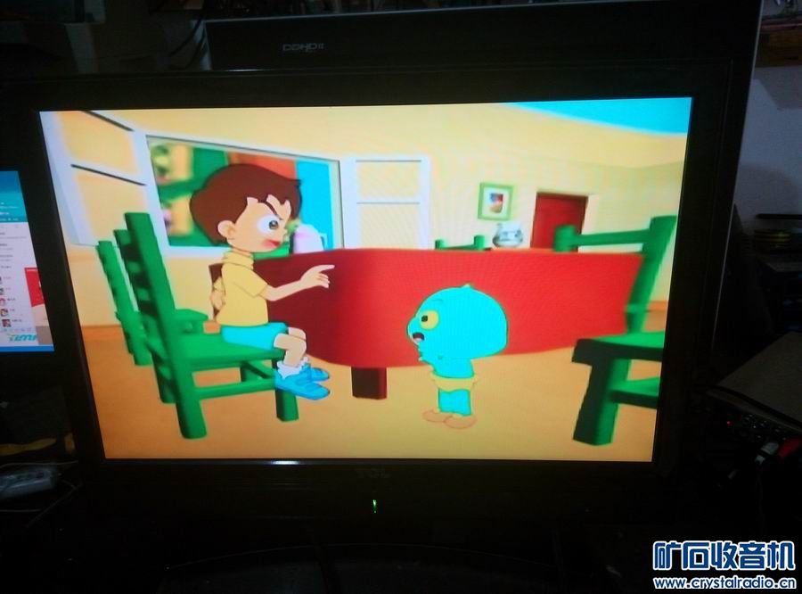 D525双核小主机爽31段均衡器22寸液晶电视机