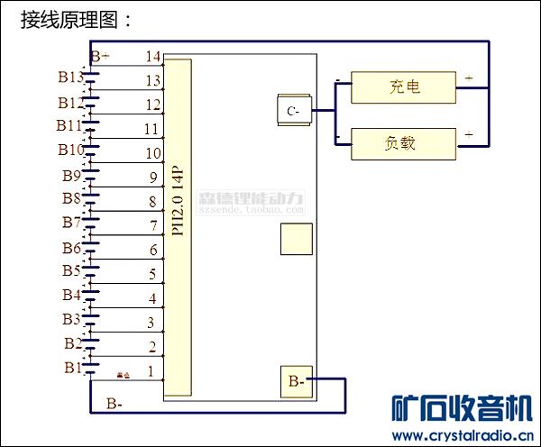 我有一块36V锂电池,只有三条接线的,应该怎样