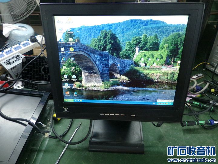 清理液晶显示器,HP,TCL,山寨组装货,15、17寸