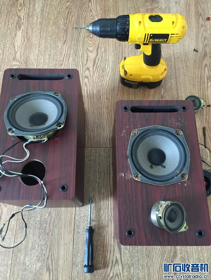 深水宝买的 空箱子 装的sony 电视机喇叭。声音