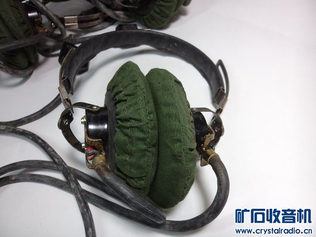 专业短波接收机 电台专用耳机 足球型半导体冰