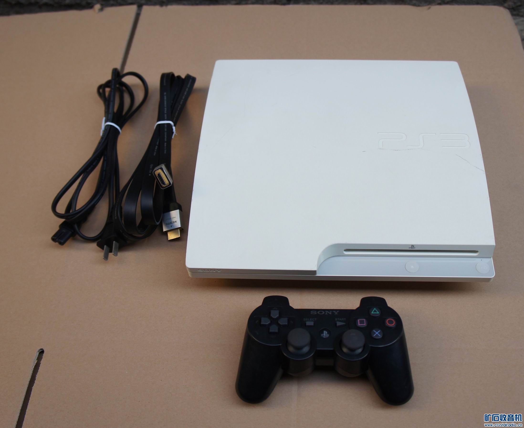 索尼PS3游戏机3012B,白色,神游iDSL游戏机!