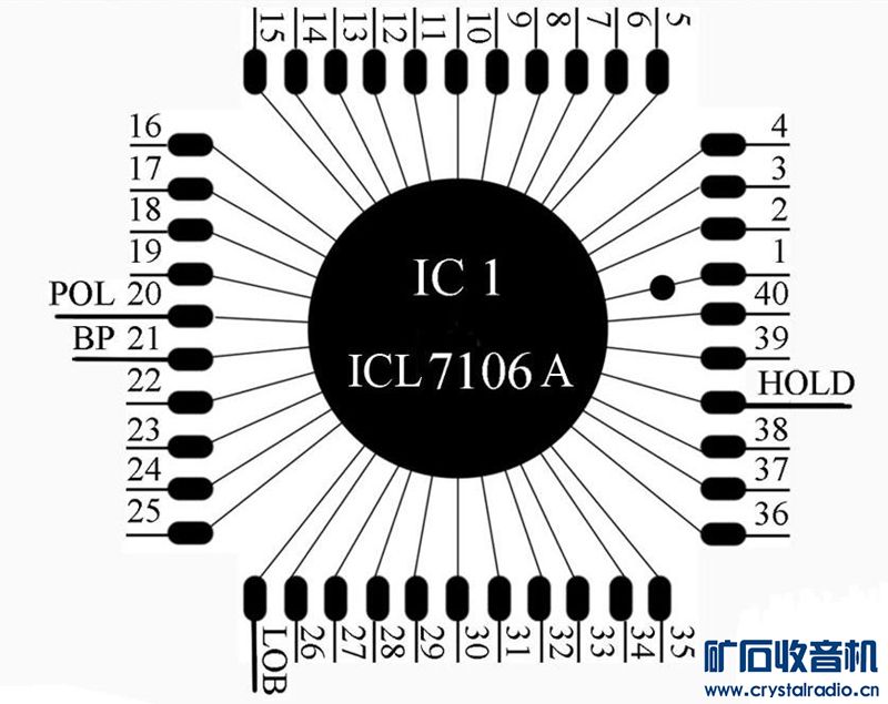 软封装的ICL7106如何分辨引脚 - 第2页 - 〓仪表