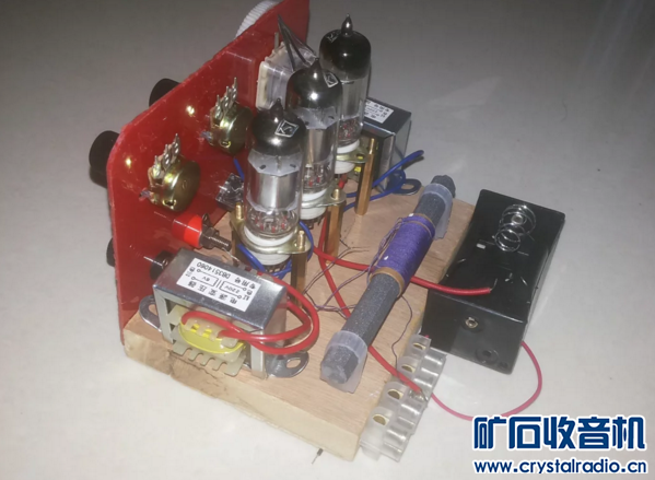 三灯电子管中短波收音机套件 (之前被版主提醒