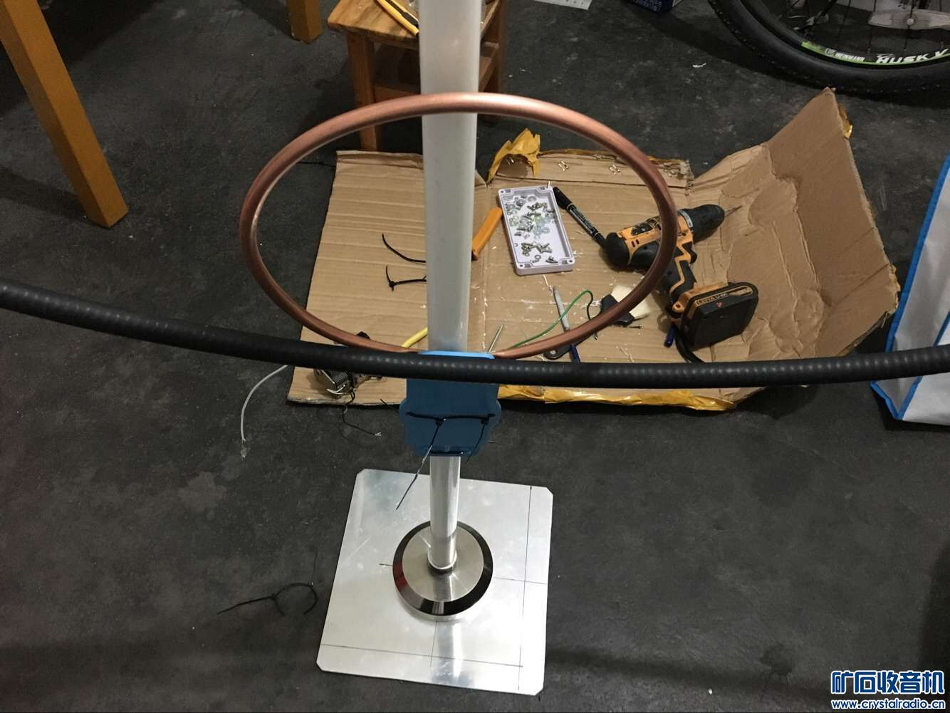 用了半个月做的环形天线接收短波没什么效果 