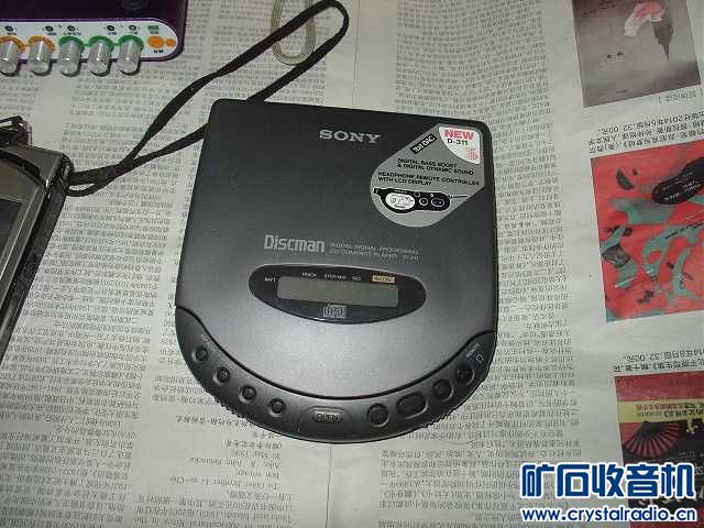 爱华金砖 索尼经典老CD随身听 三星旋转屏幕相