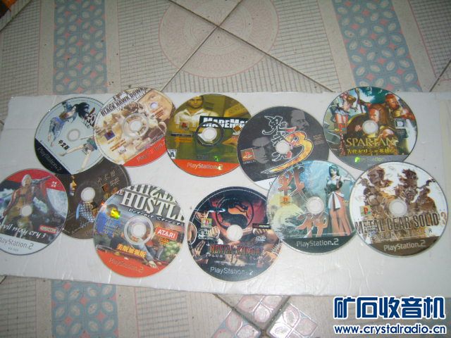 PS2游戏光盘,童年时的游戏卡 - 〓非电子交换区