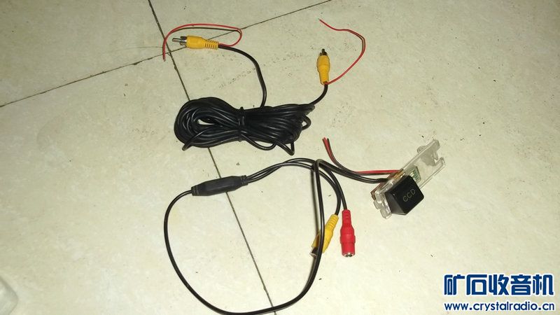 USB接口插卡的监控夜视摄像头,带标尺的倒车