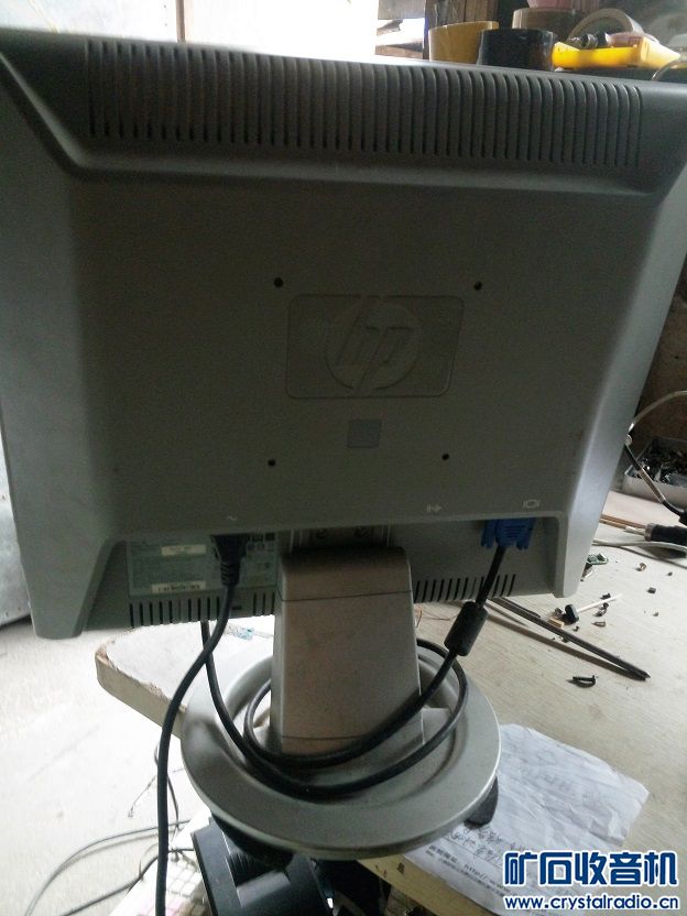 HP 17寸正屏液晶显示器自带喇叭,三片AM2主