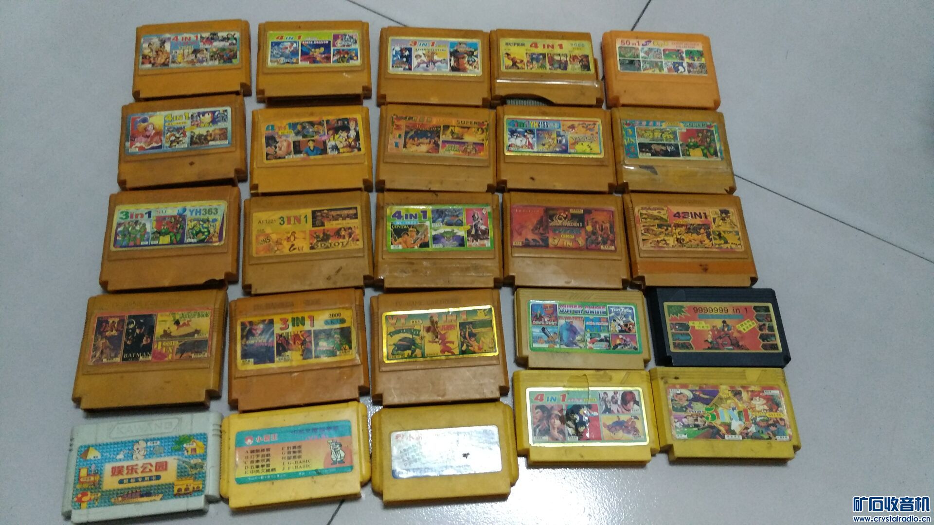 出小霸王游戏卡 - 〓器材友情交换〓 - 矿石收音