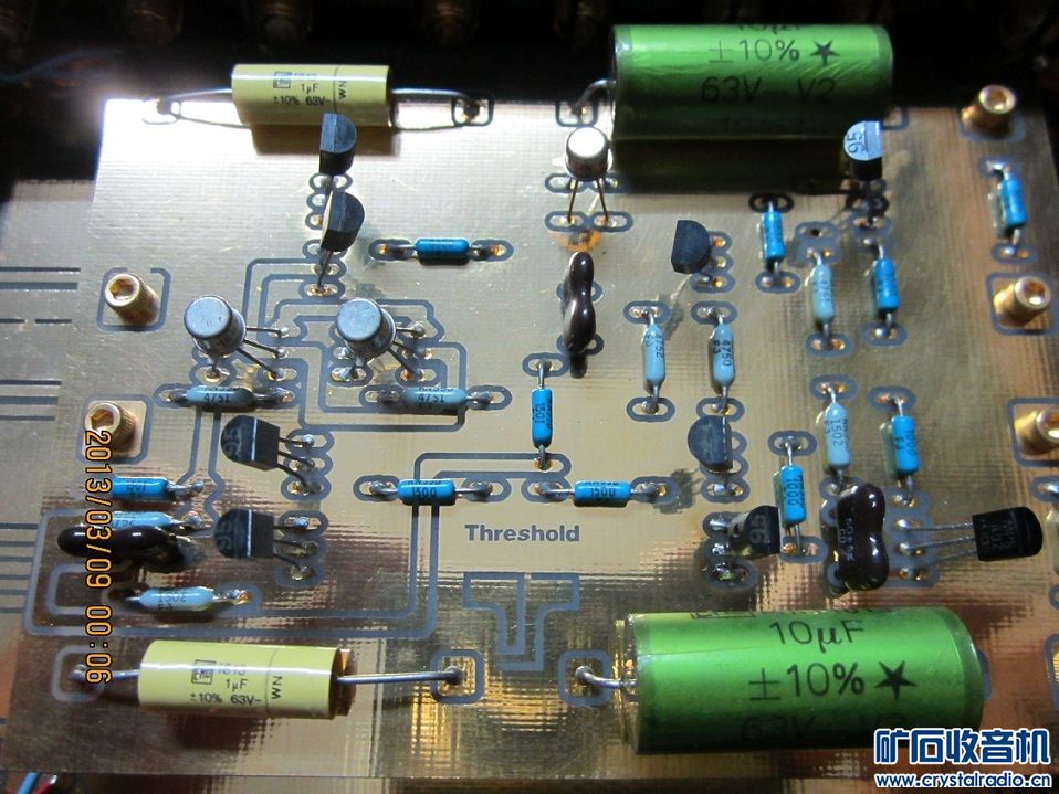发个美国精神前级(Threshold)放大器,电路板镀