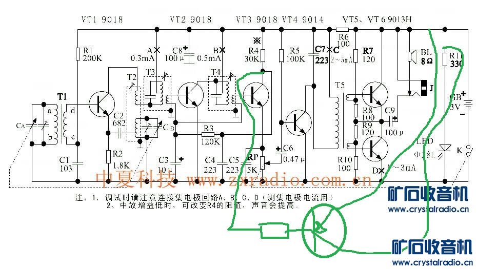 请教如何把套件S66E的电源指示灯改成信号调