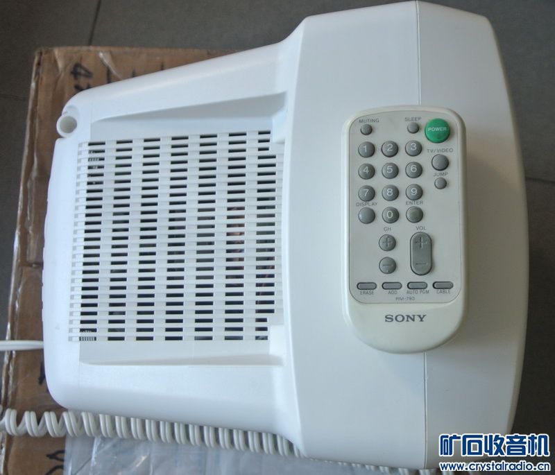 白色索尼特丽珑,10寸的CRT遥控型 - 〓器材友