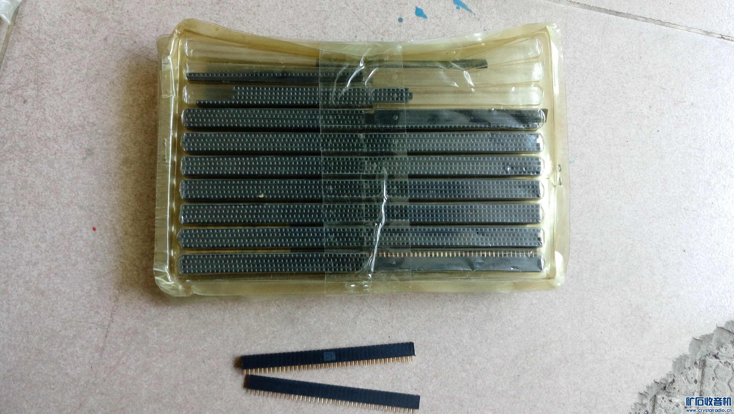 接线夹、IC座、排针(座)、驻极体话筒、波段开