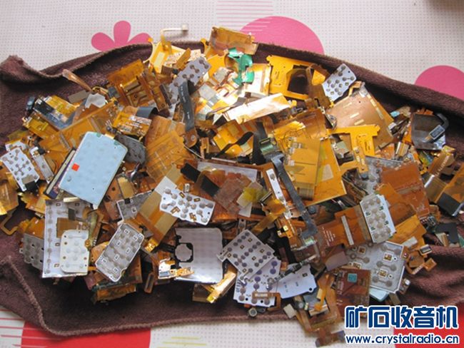 拆手机下来的主板排线废料 摇钱树 小录像带 -