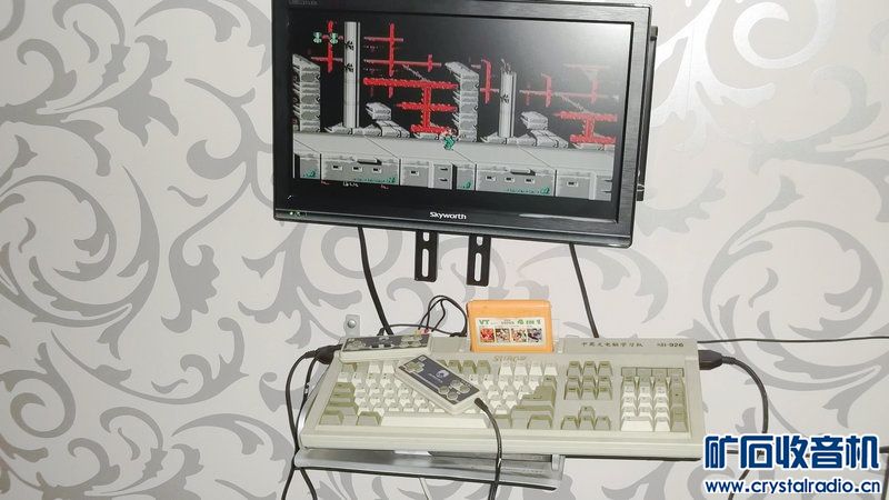 童年的记忆!小霸王学习机游戏机,印着小鬼子文