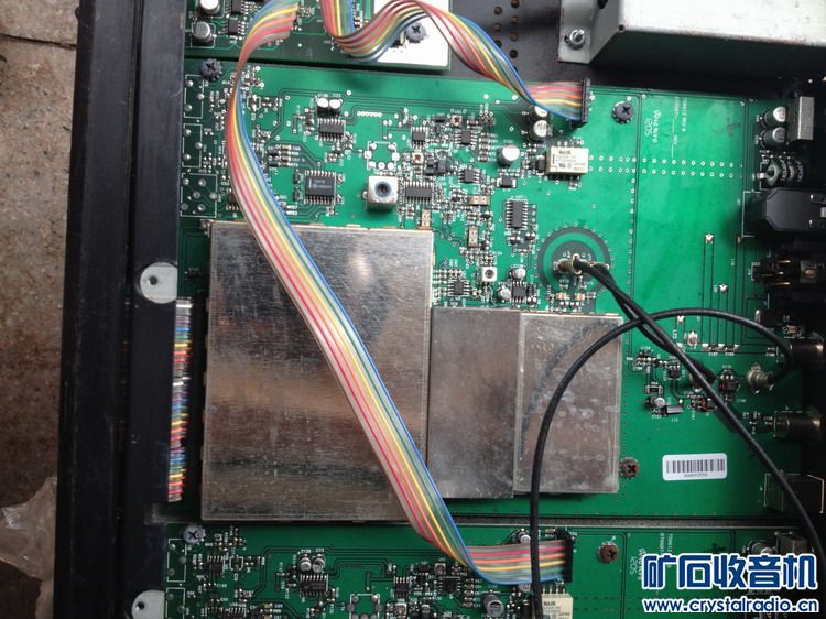 一台原装美国EV无线话筒接收机频率可调。 -