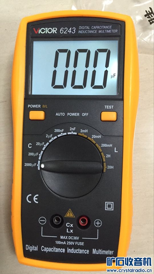 自动保护LCR测试仪VC6243 数字电感电容表