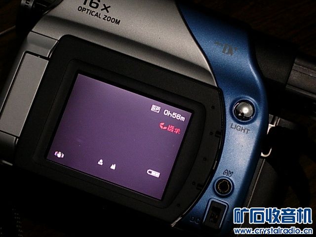 一台JVC数码摄像机,开机正常但无影像显示,故