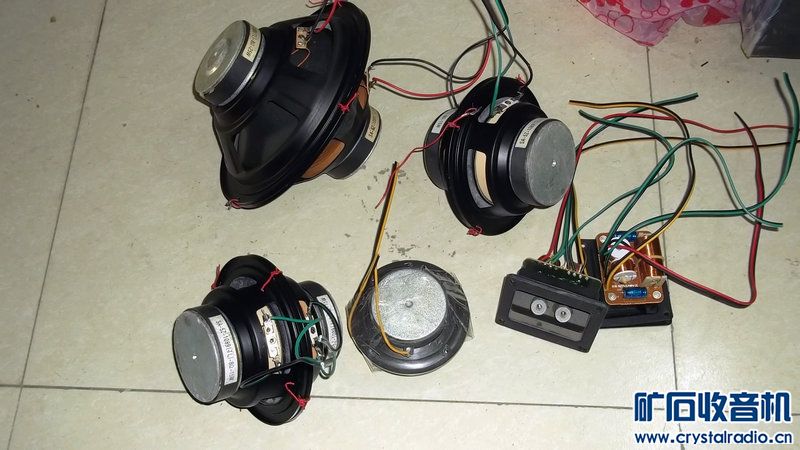 超值价!大品牌金正家庭影院主音箱拆机喇叭8只