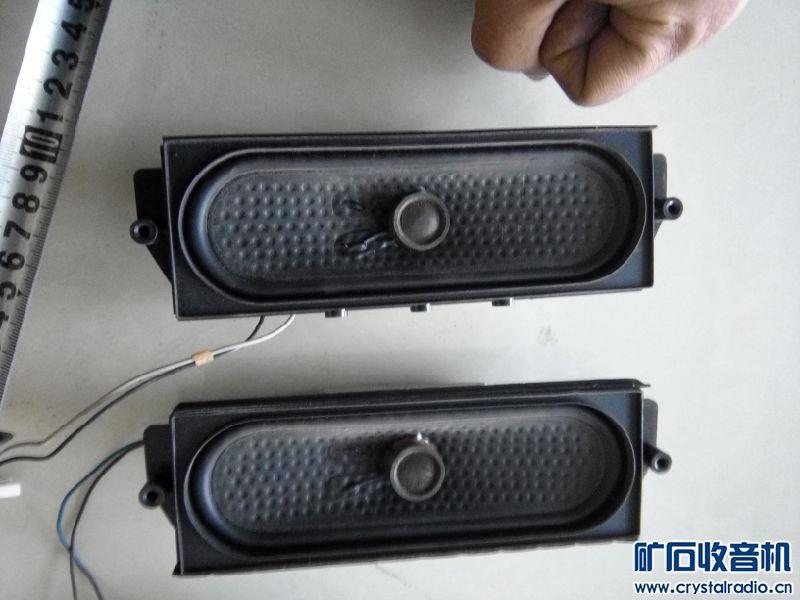 LG 液晶电视拆的特殊喇叭一对。9.9元。 - 〓器