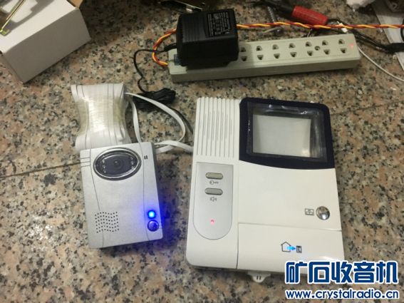 最后几台4寸CRT显示器带摄像头可视门铃支持