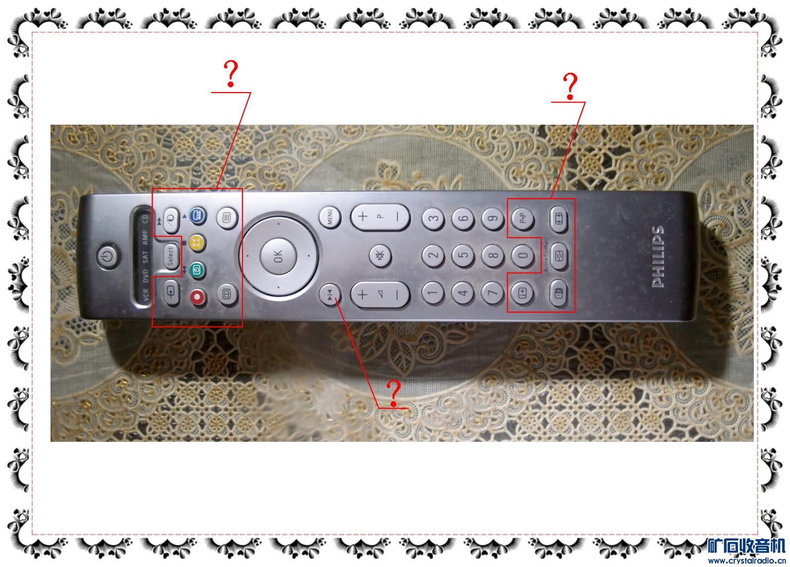 请教飞利浦电视机遥控器按键功能 - 〓综合维修