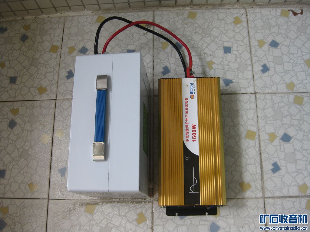 本地自提 1500W 正玄波逆变器;12V 120AH 电