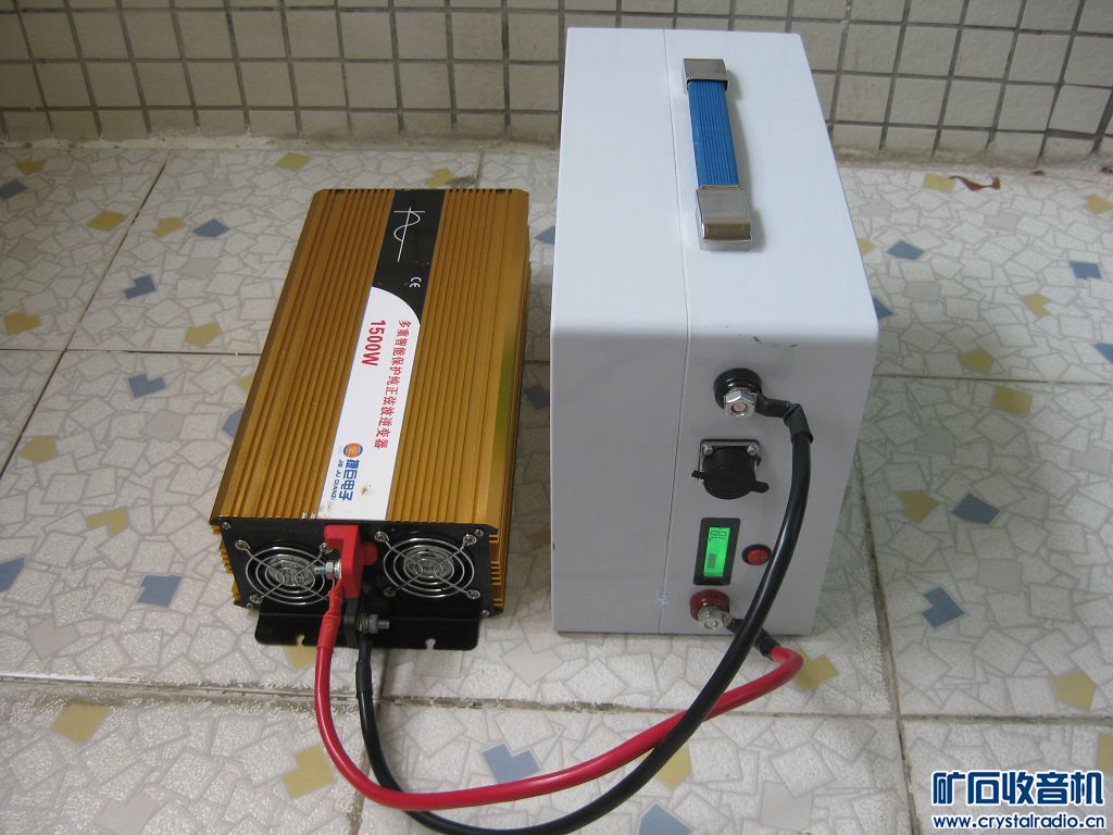 本地自提 1500W 正玄波逆变器;12V 120AH 电