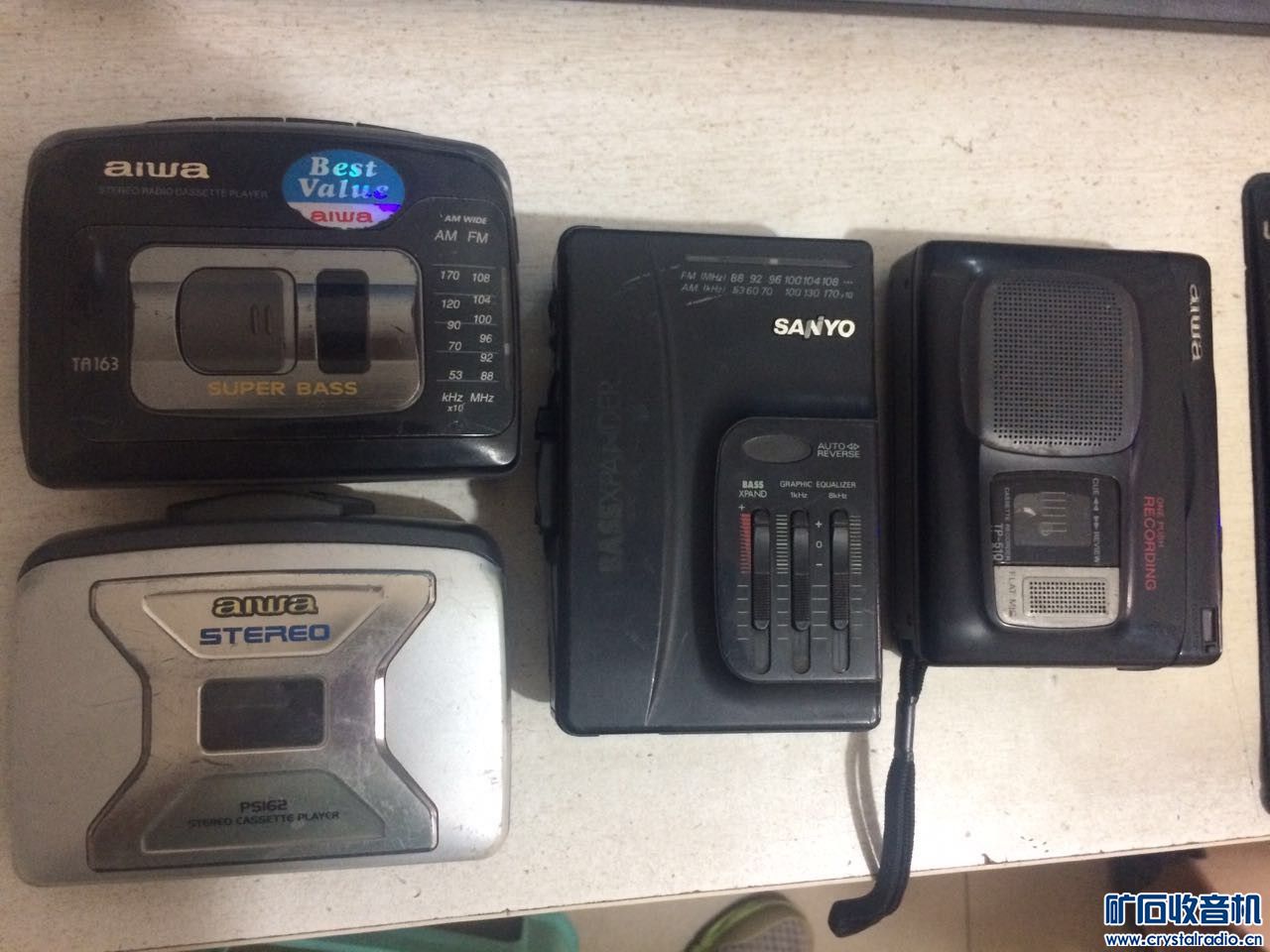 记本电脑 老电子管一堆 三洋爱华随身听 拆机喇