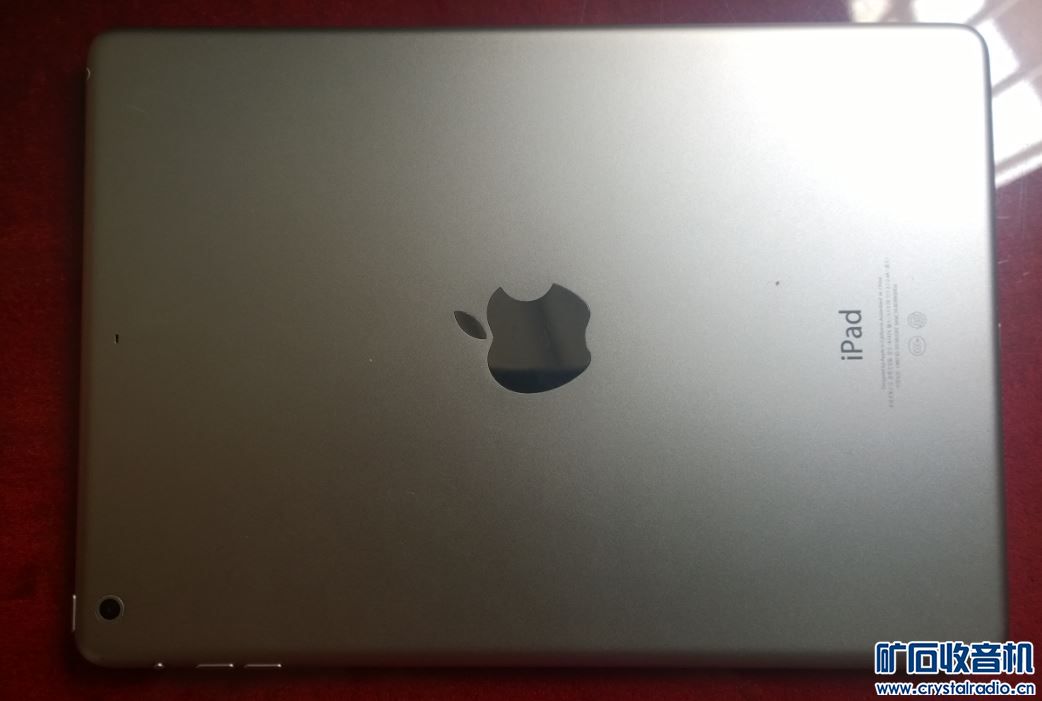 出售更新系统过程中断电自用ipad air机器,红屏