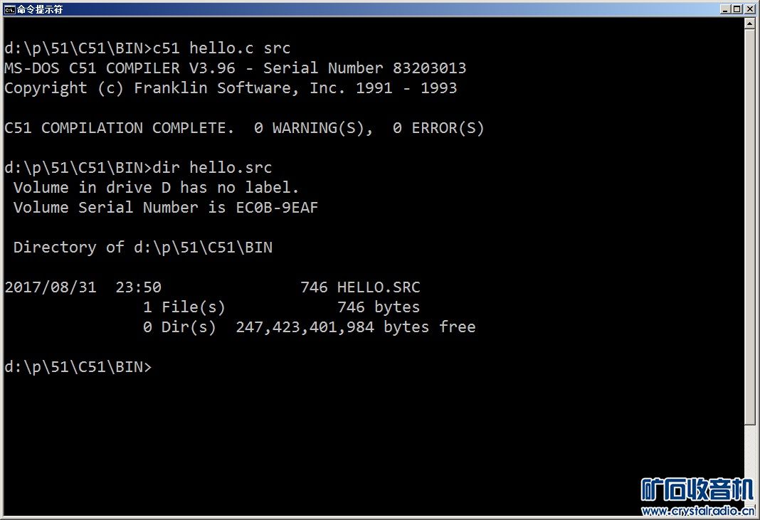 小实验:51单片机c编译器生成汇编语言 - 〓电脑
