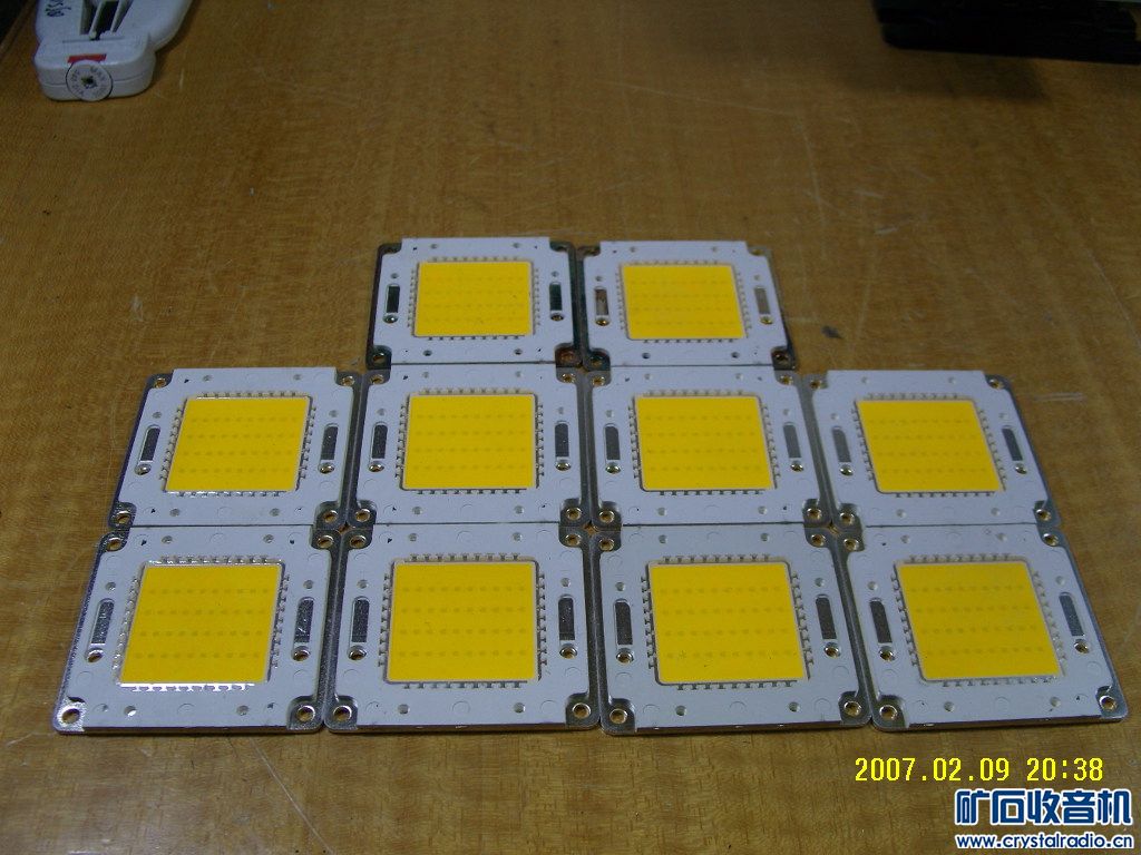 全新LED大功率集成大片铜基板超高亮光源芯片