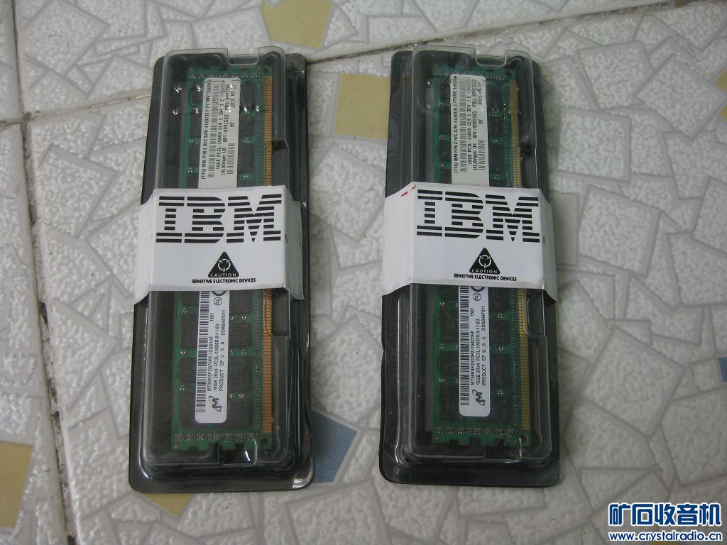 全新IBM DDR3 3代 16G内存条2条 SONY 游戏