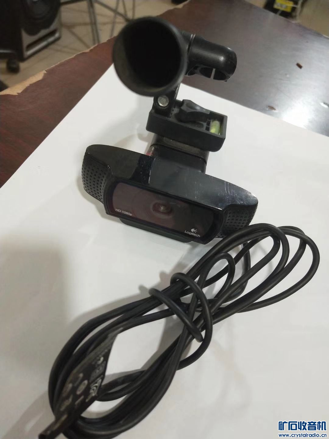 罗技直播摄像头 很好的话筒 惠威低音炮