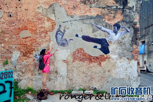 带你地图上游览寻找槟城的墙画