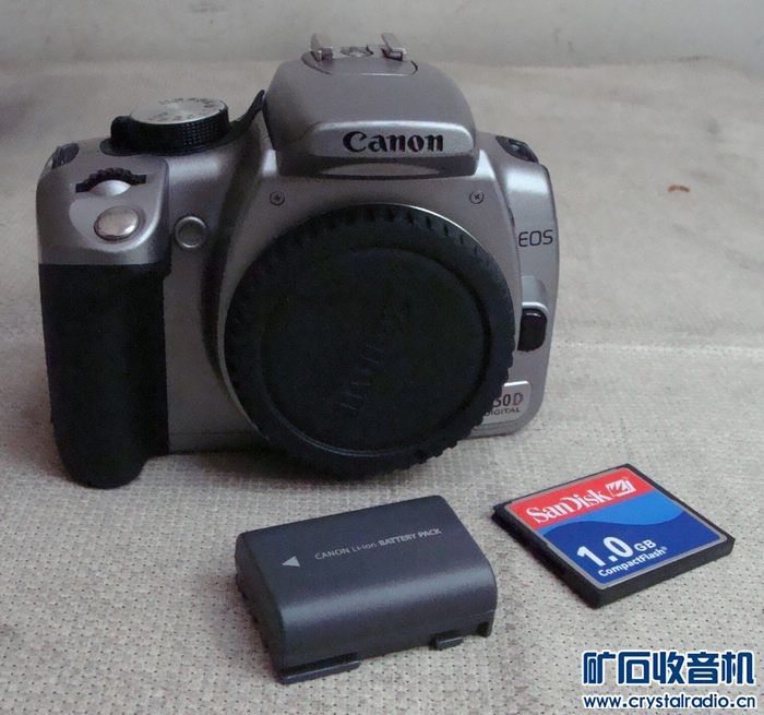 出佳能350D单反相机,金属镜头,数码相框,网络