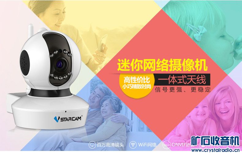 68包邮yoosee有看头\/双天线\/wifi高清摄像头,手