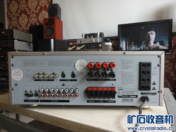 CAV 786重量级双解码功放,索尼CX6漂亮投影