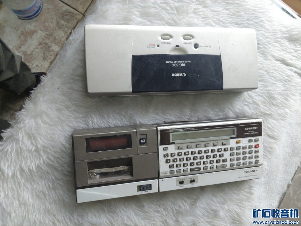 佳能小打印机 一个带打印功能的老夏普计算器