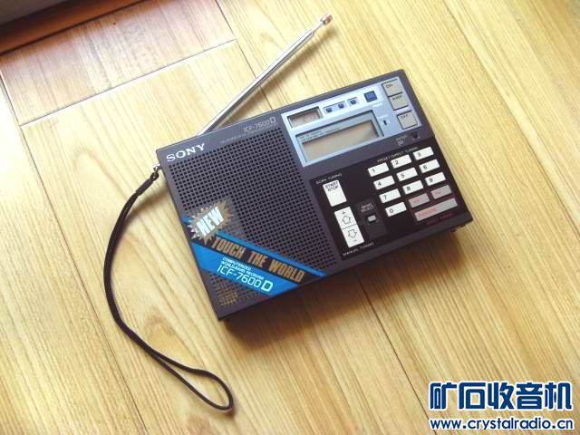 非常新的Sony\/索尼 ICF-7600D 收音机