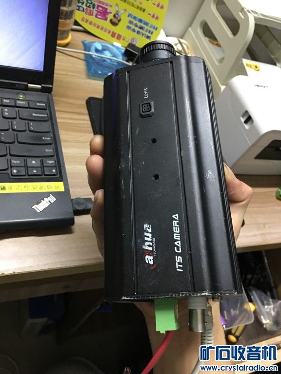 测试好一台,大华智能交通高清网络摄像头,车牌