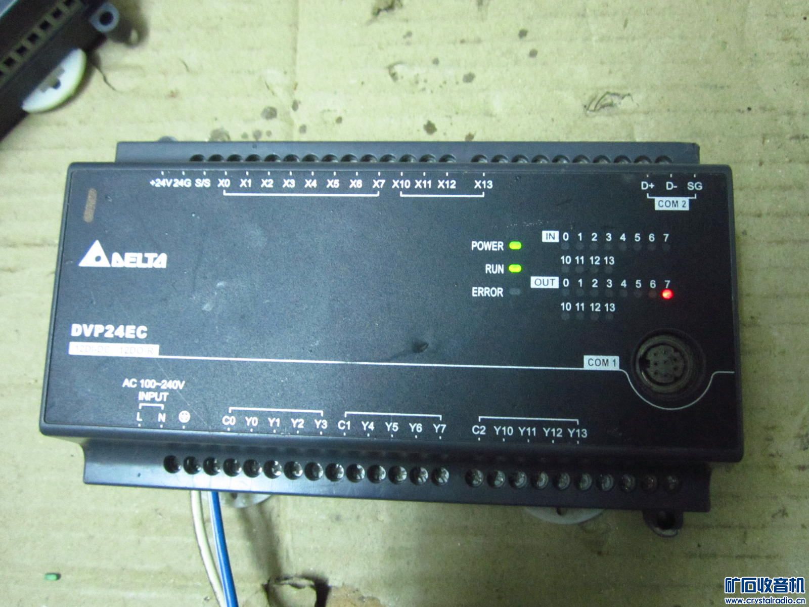 dvp24ec接线图,台达dvp24es接线图输入 4,台达plc,正常使用 便宜处理 型号dvp24ec00r3 115元!
