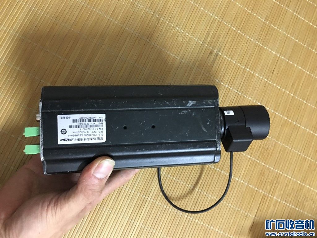测试好一台大华智能交通高清摄像头·····