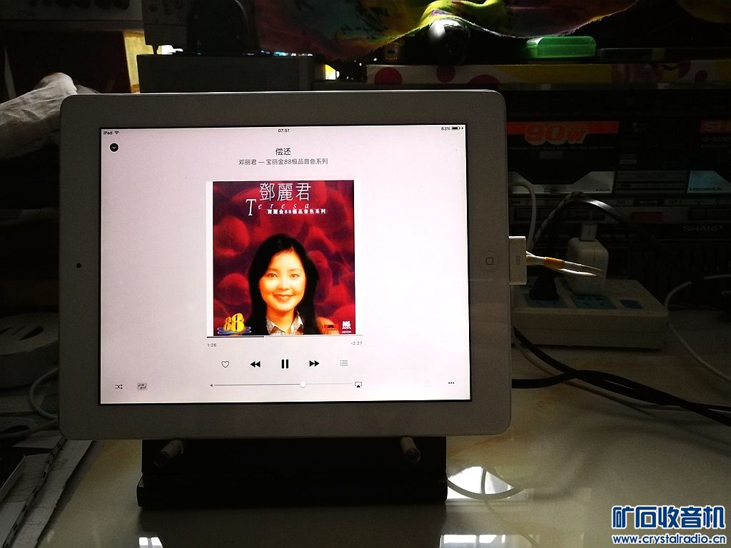 惊奇发现BOSE可以无线连接ipad播放里面储存