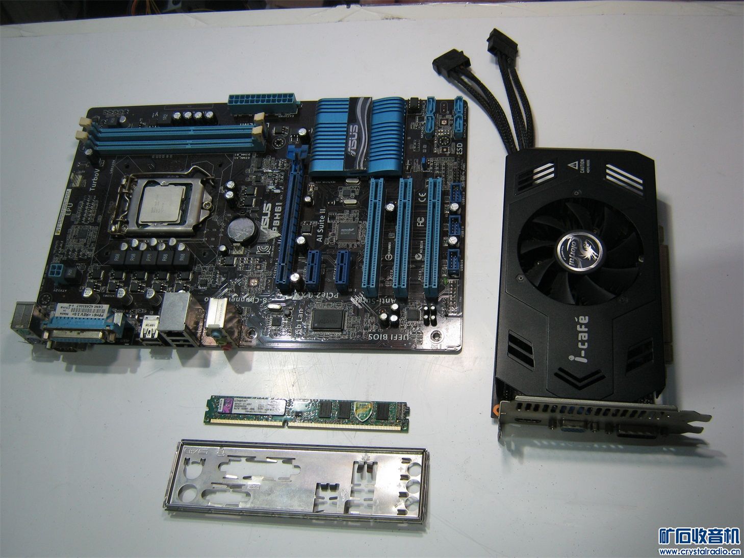 两套H61主板套装:华硕P8H61 I3-2120双核\/DD
