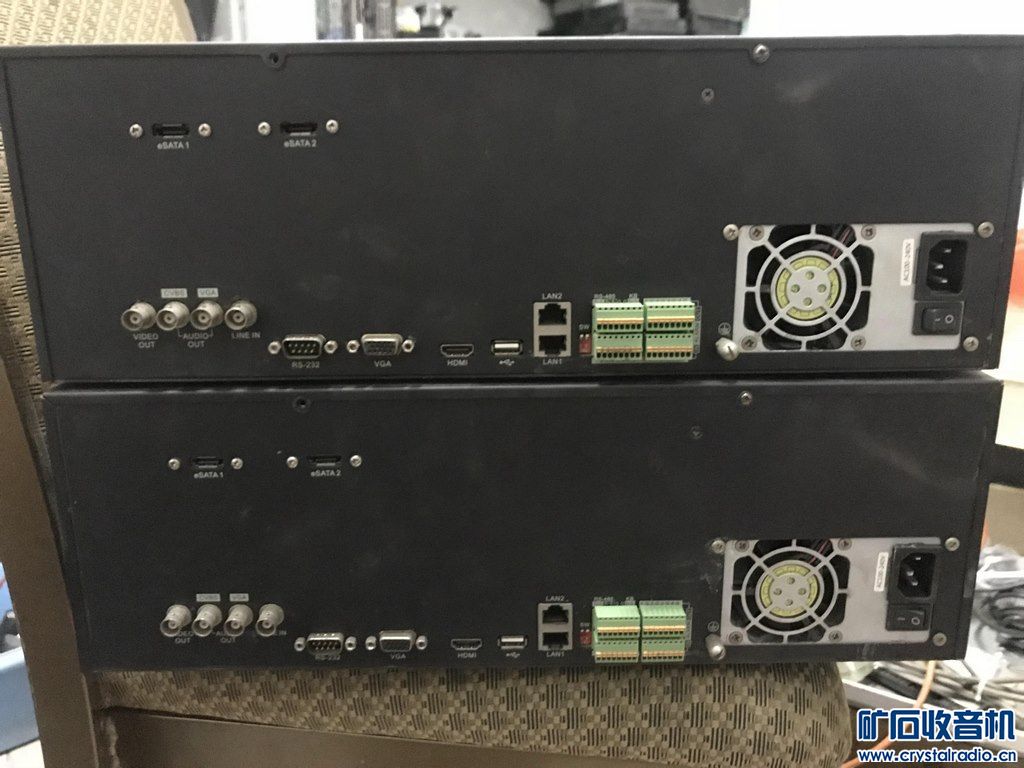 2台海康64路高清网络工程录像机、正常使用,已